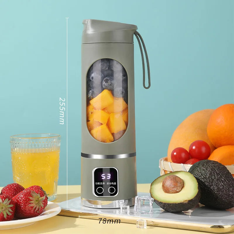 Portable USB Blender – 450ml Personal Smoothie Maker