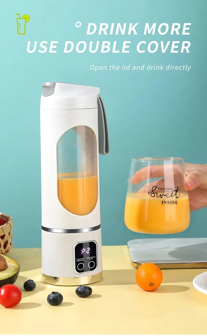 Portable USB Blender – 450ml Personal Smoothie Maker