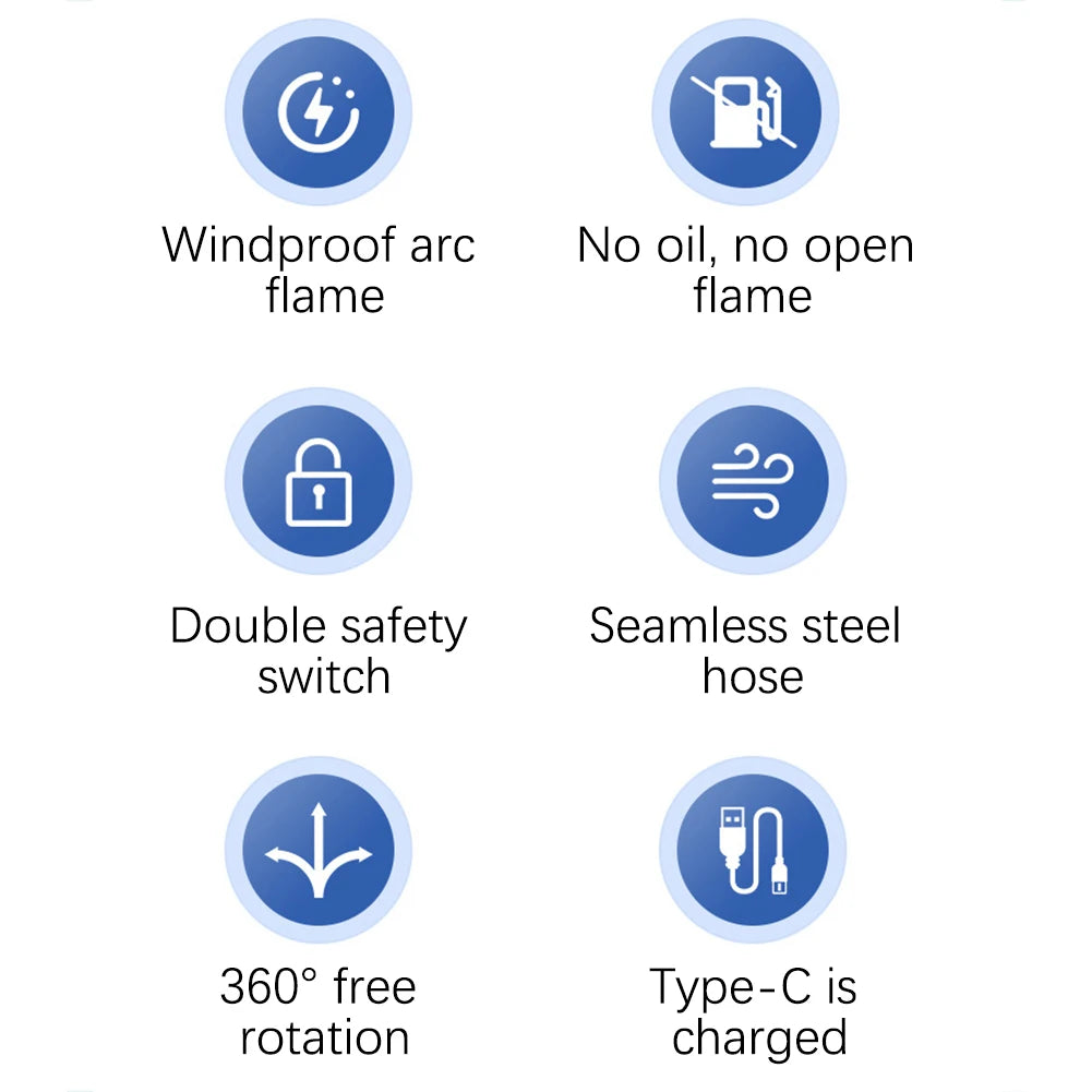 USB Rechargeable Windproof Lighter
