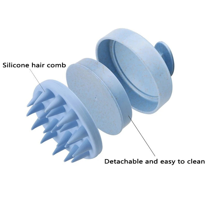 Scalp Massager Brush – Silicone Hair Washing & Body Massage Tool