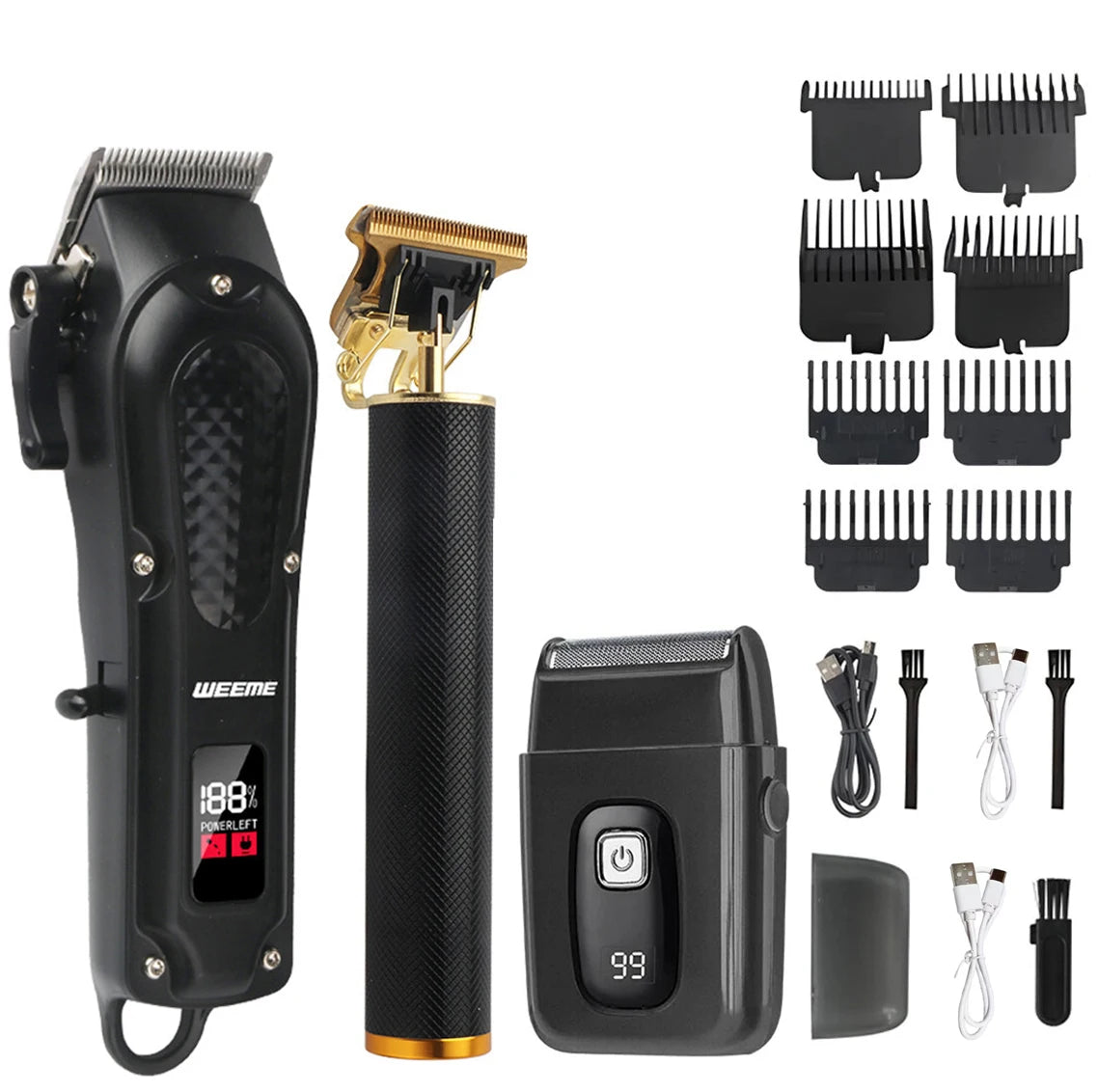 T9 Vintage Men's Hair Clipper Beard Trimmer