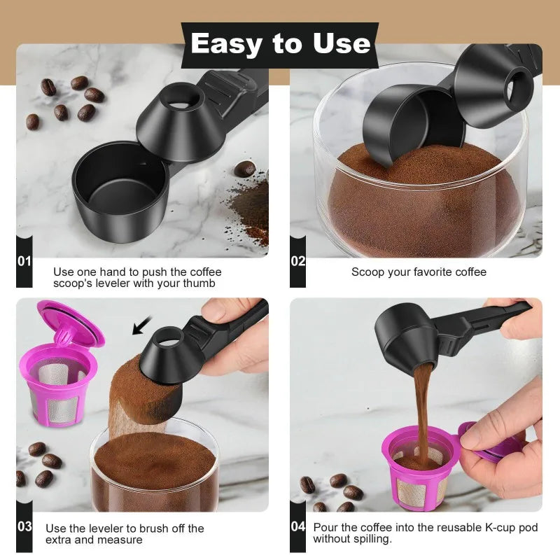2026 New No Spill Coffee/Supplemrnt Scoop