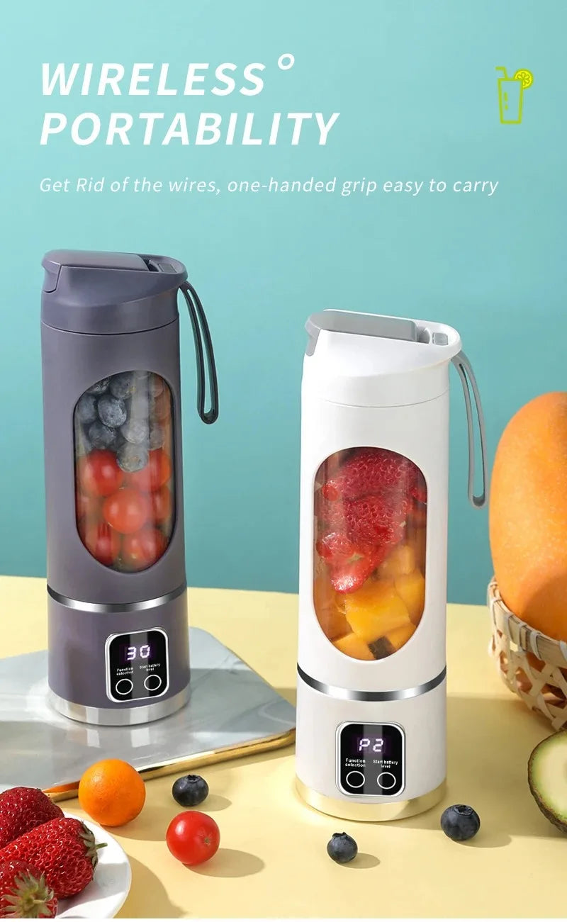 Portable USB Blender – 450ml Personal Smoothie Maker
