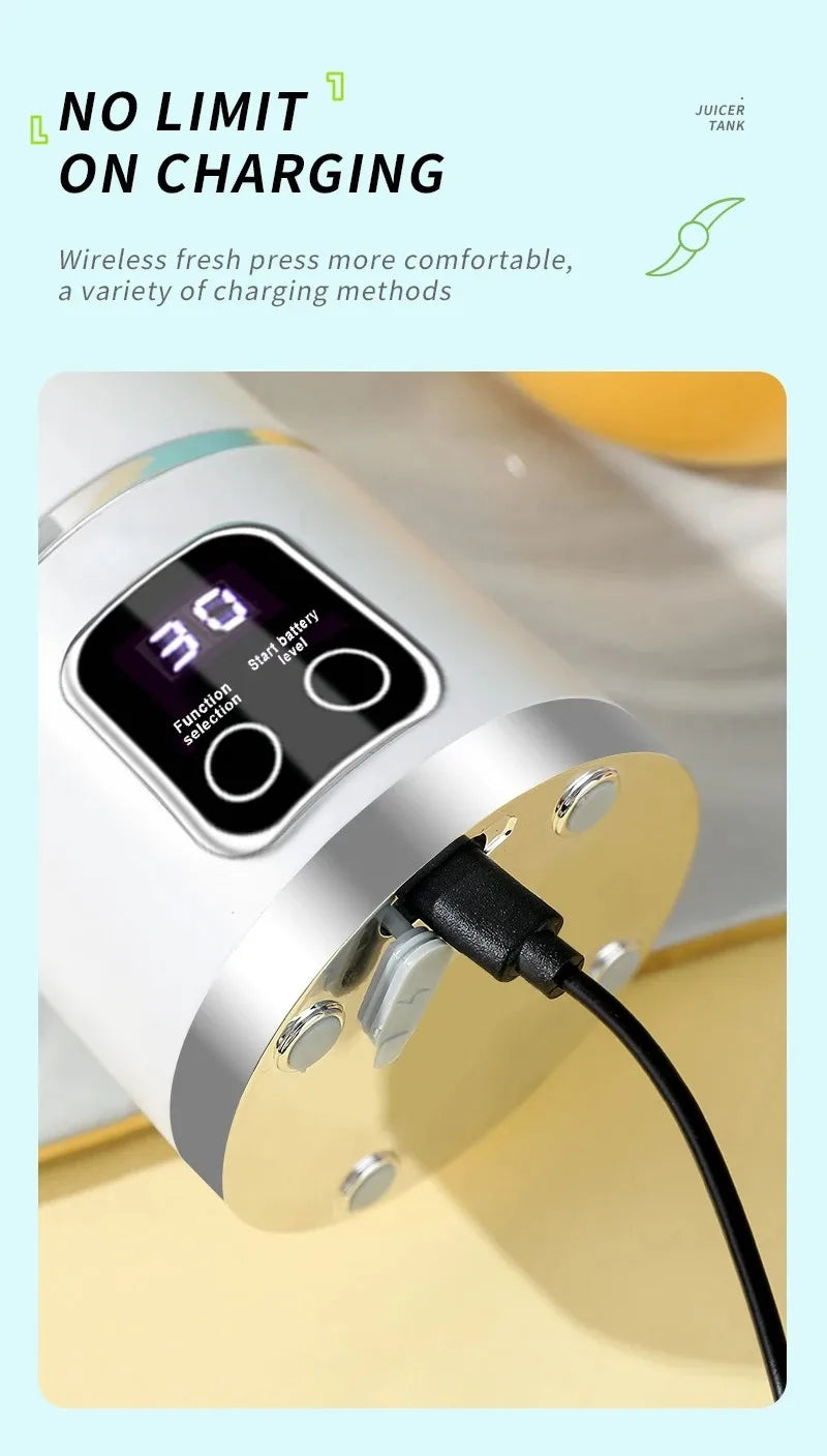 Portable USB Blender – 450ml Personal Smoothie Maker