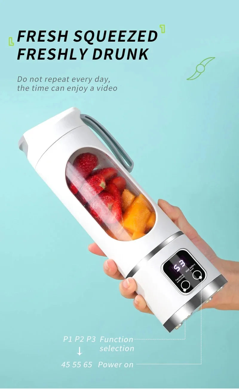 Portable USB Blender – 450ml Personal Smoothie Maker