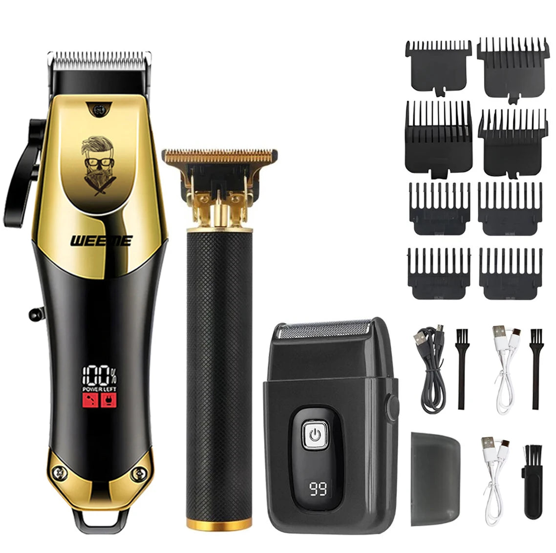 T9 Vintage Men's Hair Clipper Beard Trimmer
